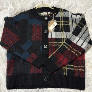 Anthropologie purchased cardigan NWT Plaid Size M